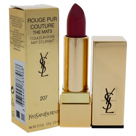 ysl rouge pur couture the mats губная помада 207|ysl pur couture lipstick.